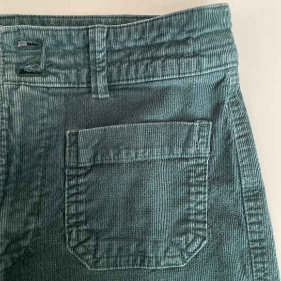 Gap Wide Leg Forest Green Corduroy Pants - Picture 5 of 9